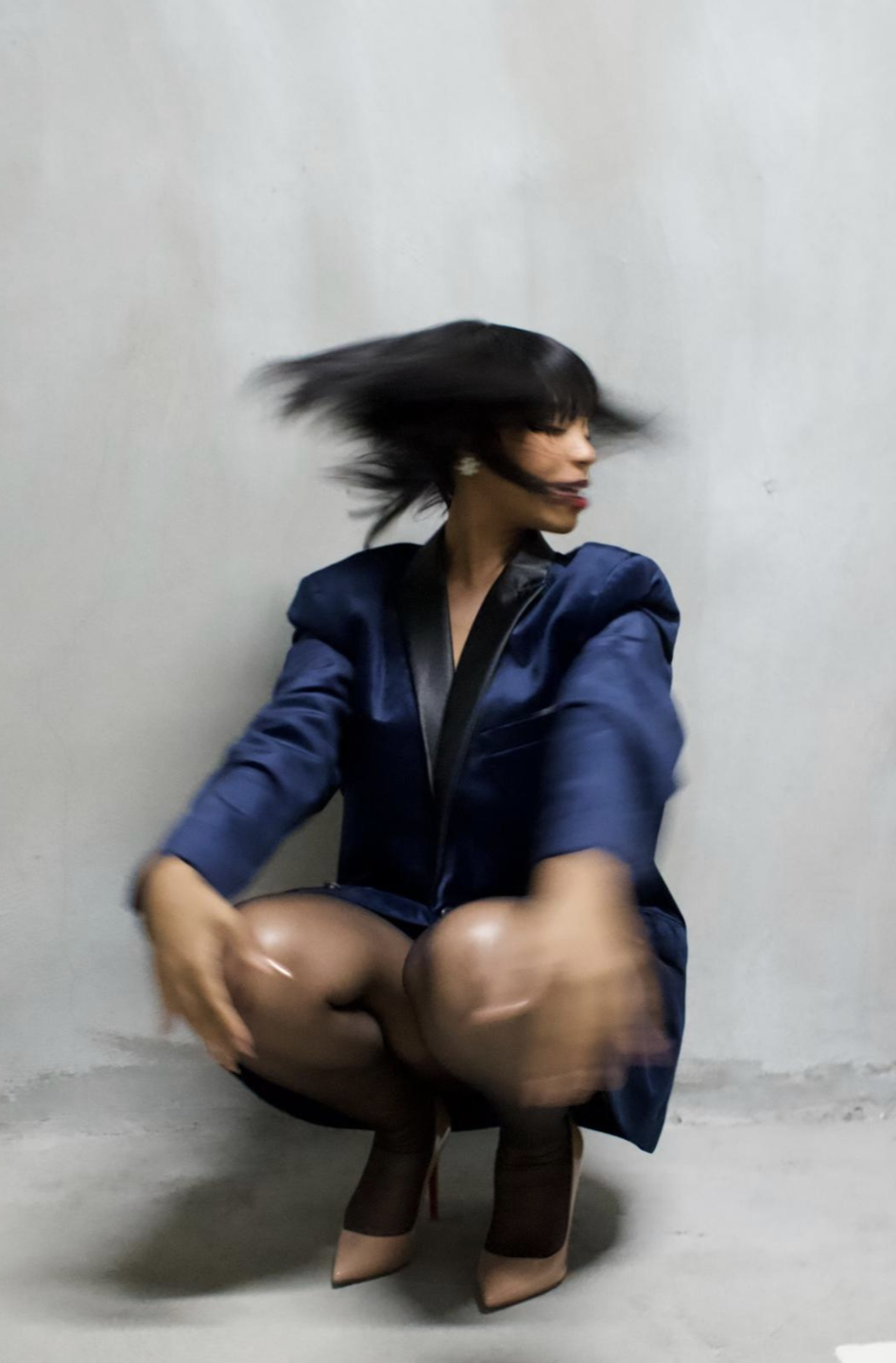 Taquirah in blazer