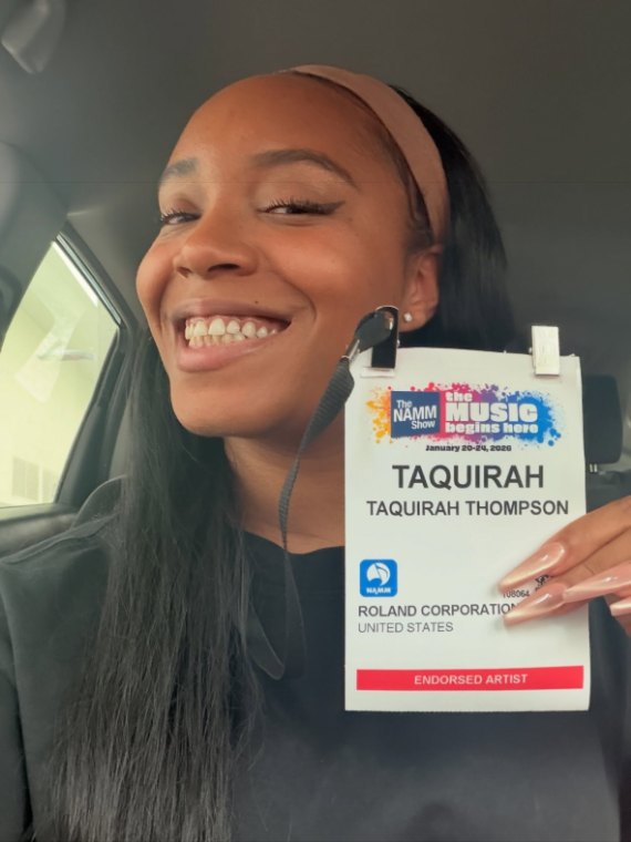 Taquirah for The NAMM Show on Instagram